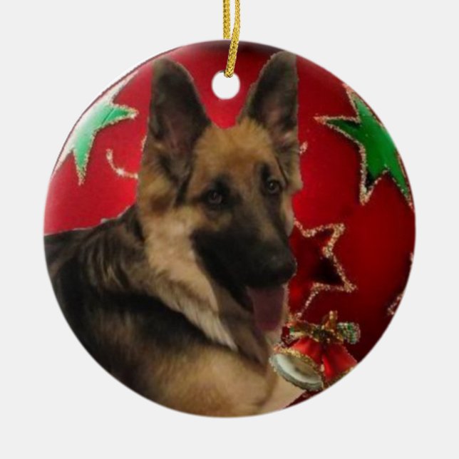 I Love My Shepherd ornament (Front)