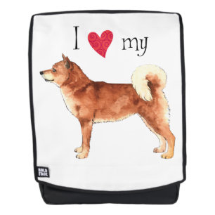 I Love my Shiba Inu Backpack