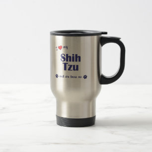 I Love My Shih Tzu (Female Dog) Travel Mug
