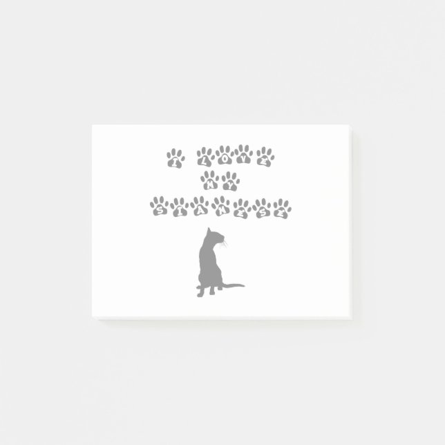 I Love My Siamese Post-it Notes (Front)