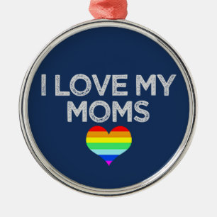 I love my sister & her wife lesbian gay rights metal tree decoration