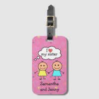 I Love My Sister Personalised