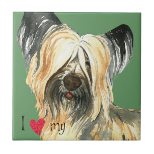 I Love my Skye Terrier Tile