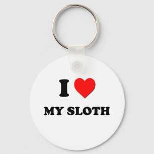 I love My Sloth Key Ring