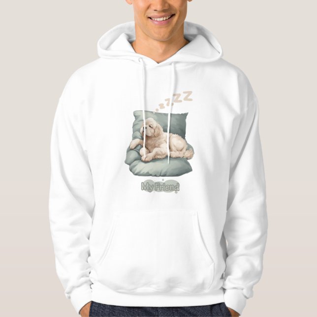 I love my smart Dog Hoodie (Front)