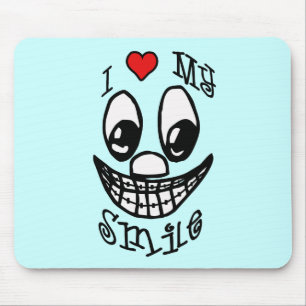 I Love My Smile Mouse Pad