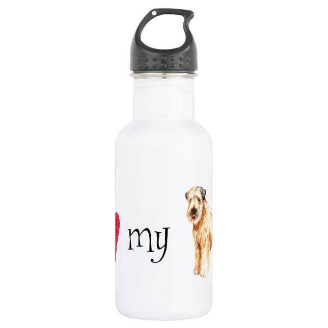 I Love my Soft Coated Wheaten Terrier 532 Ml Water Bottle (Front)