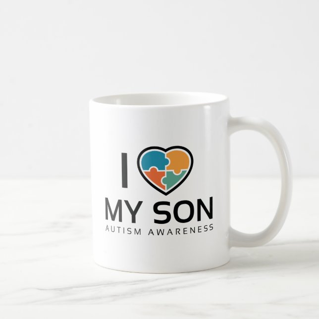 I Love My Son Coffee Mug (Right)