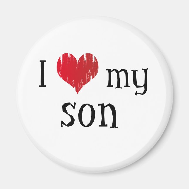 I love my son magnet (Front)