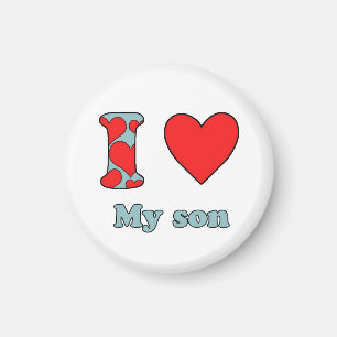 I love my son magnet