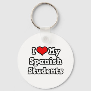 I Love My Spanish Students Key Ring