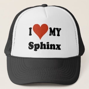 I Love My Sphinx Cat Products Trucker Hat