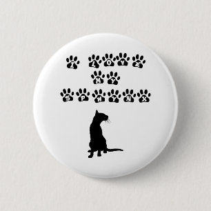 I Love My Sphynx--Black Text 6 Cm Round Badge