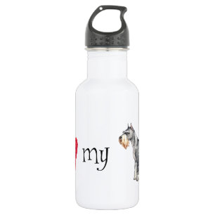 I Love my Standard Schnauzer 532 Ml Water Bottle