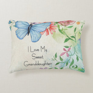 I Love My Sweet Granddaughter Decorative Cushion