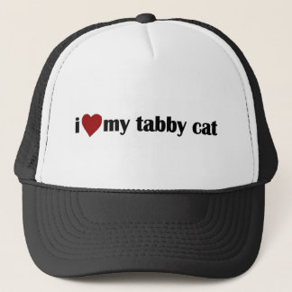 I Love My Tabby Cat Trucker Hat