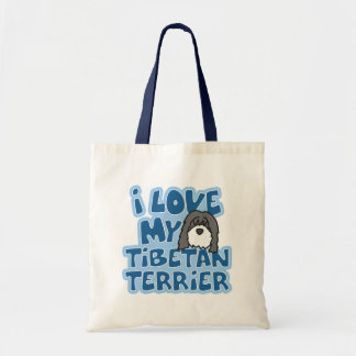 I Love My Tibetan Terrier Bag
