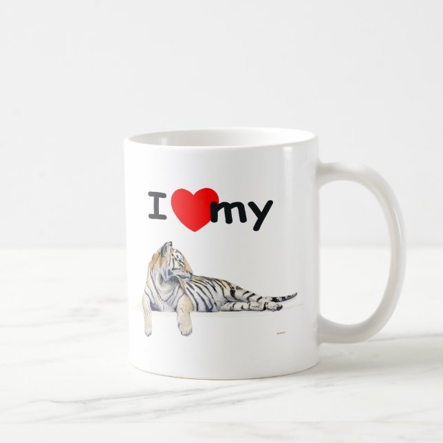 I love my Tiger (for light) Coffee Mug (Right)
