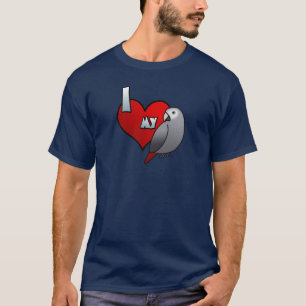 I Love my Timneh African Grey TShirt