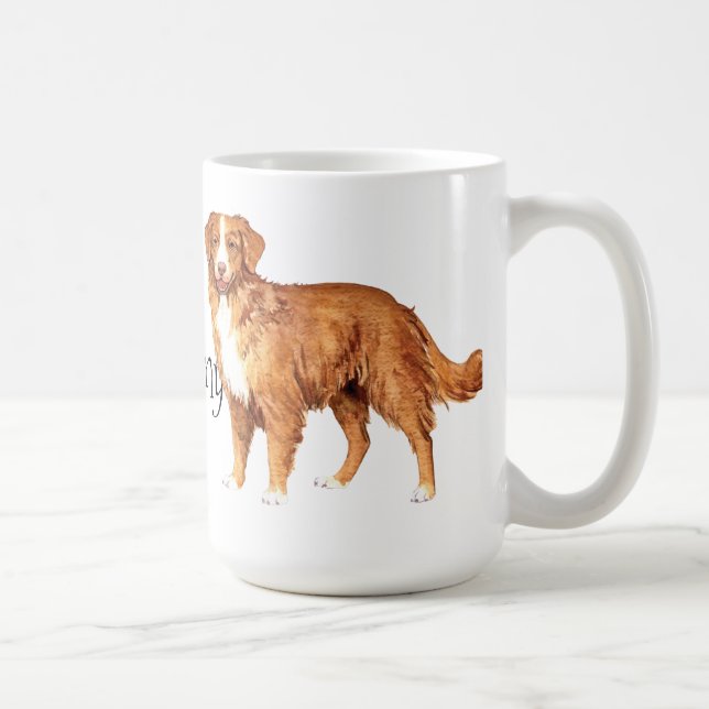 I Love my Toller Coffee Mug (Right)