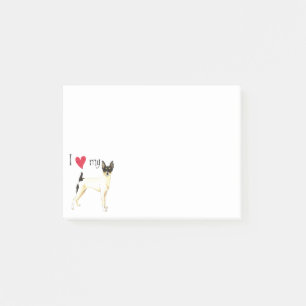I Love my Toy Fox Terrier Post-it Notes
