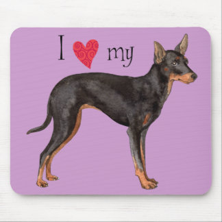I Love my Toy Manchester Terrier Mouse Pad