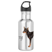 I Love my Toy Manchester Terrier Water Bottle