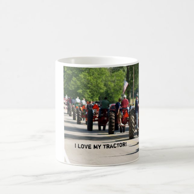 I love my tractor! coffee mug (Center)
