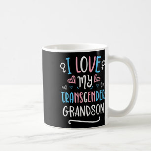 I Love My Transgender Grandson Lgbt Trans Pride Fl Coffee Mug