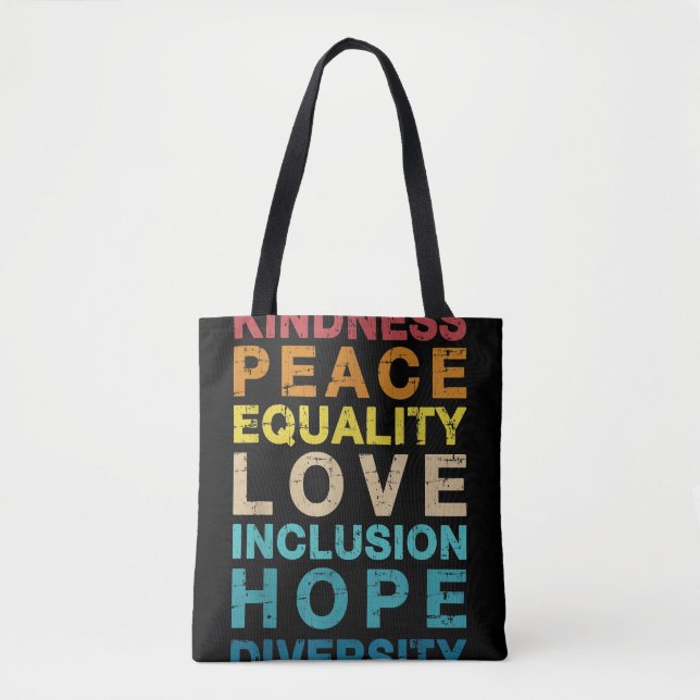 I Love My Transgender Son Gay Pride LGBT Flag T sh Tote Bag (Front)
