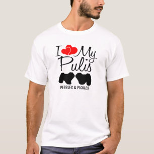 I Love My Two Puli Dogs T-Shirt