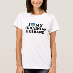 I Love My Ukrainian Husband T-Shirt