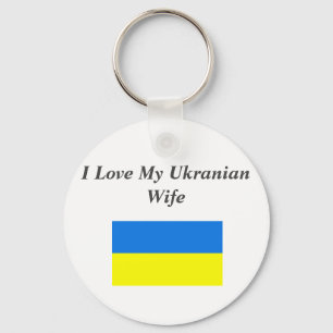 I Love My Ukranian Wife Key Ring