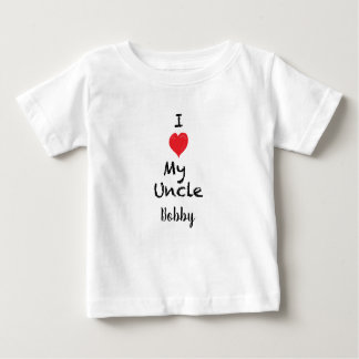 I love My Uncle Customisable Baby Shirt