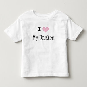 I Love My Uncles Toddler T-Shirt