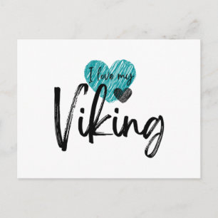 I love my Viking Postcard