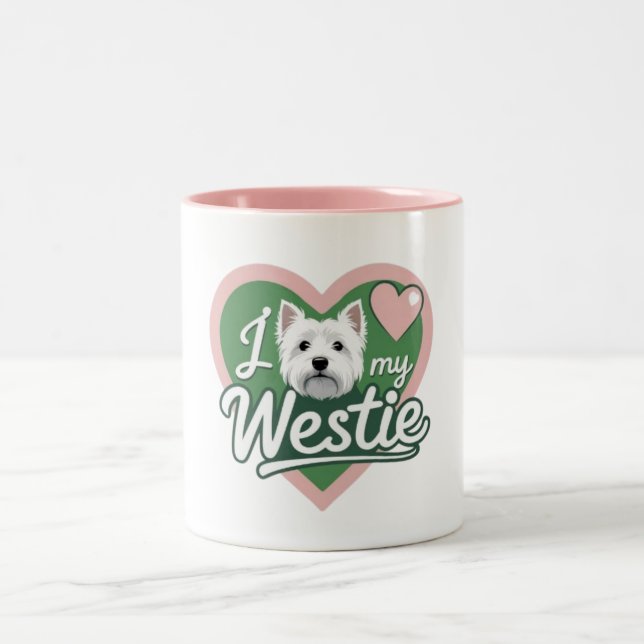  I Love My Westie Dog Mug (Center)