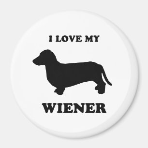 I love my wiener 2 magnet