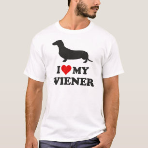 I Love My Wiener T-Shirt