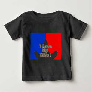 "I Love My Wife" Art Print Baby T-Shirt