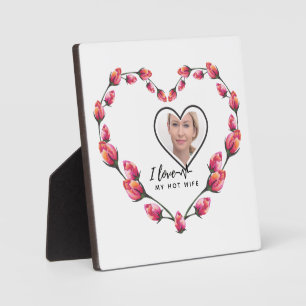 I Love My WIFE - Best friend Personalised PHOTO Plaque