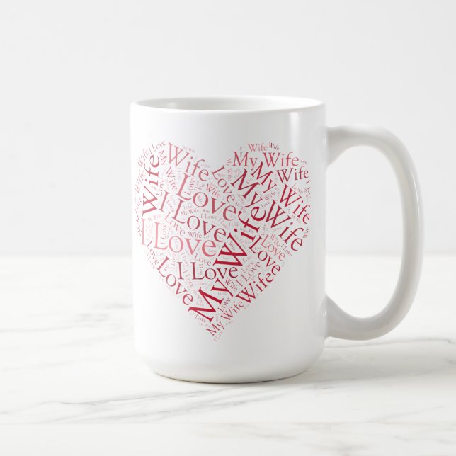 I Love My Wife Coffee Mug (Right)