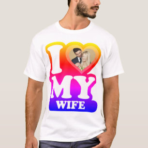 I Love My Wife Ipanema - Custom Photo Personalised T-Shirt
