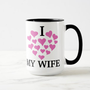 I Love My Wife Personalised Coffee Mug for Wife