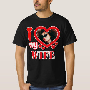 I Love My Wife Personalised T-Shirt