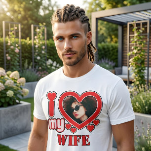 I Love My Wife Personalised T-Shirt