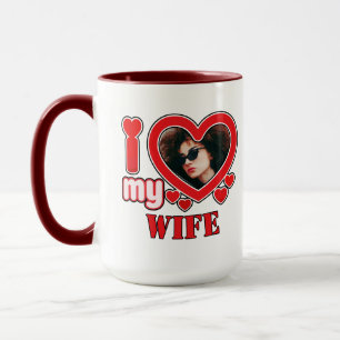 I Love My Wife Personalized Mug