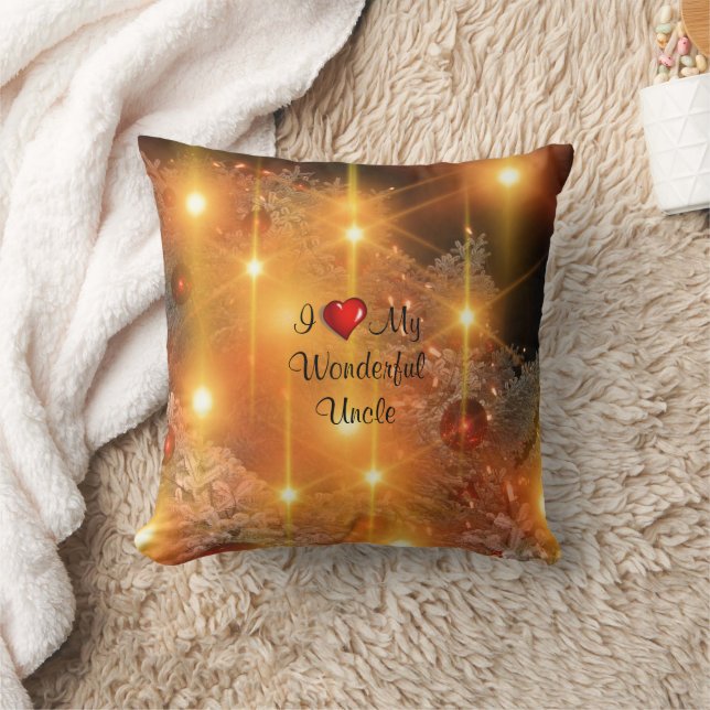 I Love My Wonderful Uncle Cushion (Blanket)