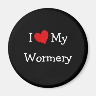 I Love My Wormery Magnet