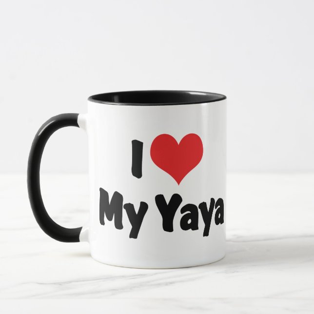 I Love My Yaya Mug (Left)